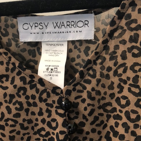 Leopard Print Blouse - Picture 2 of 2